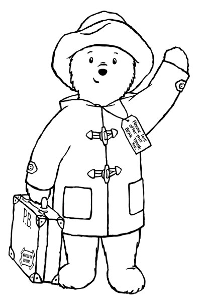 paddington bear coloring pages - photo #44